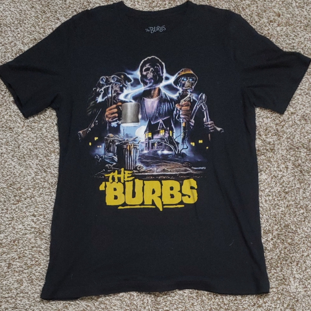 The Burbs Black Graphic Tee